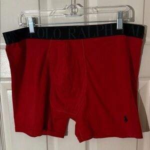 Polo by Ralph Lauren Men's Vibrant Red Boxer Briefs
